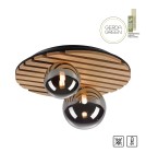 Paul Neuhaus Green Stika Lampa Sufitowa Drewno 15208-79