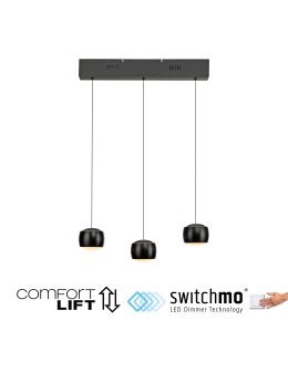 Paul Neuhaus Ballini Lampa Wisząca Czarny 15261-18 - product 2