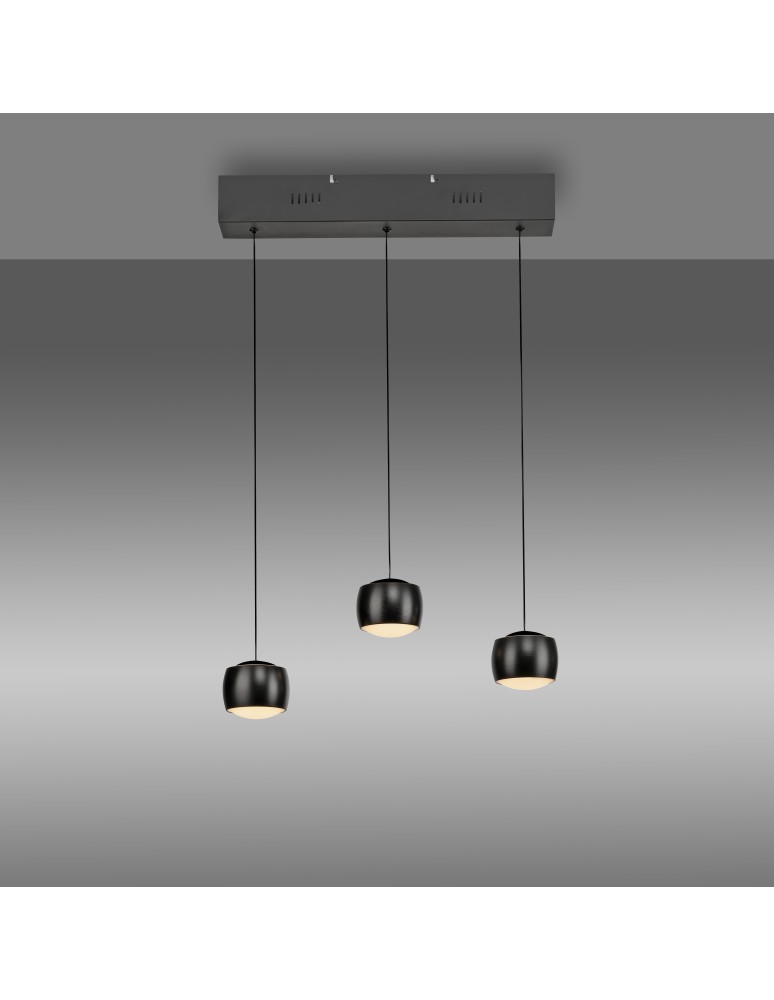 Paul Neuhaus Ballini Lampa Wisząca Czarny 15261-18