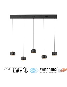 Paul Neuhaus Ballini Lampa Wisząca Czarny 15262-18 - product 2