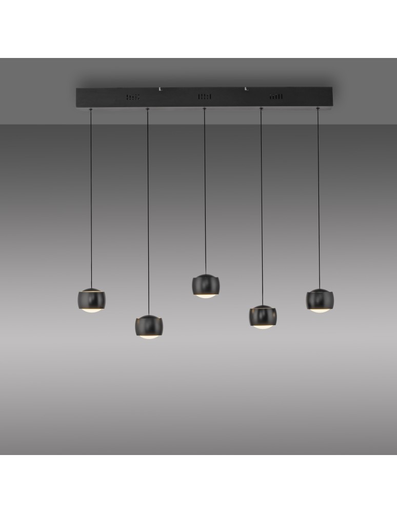 Paul Neuhaus Ballini Lampa Wisząca Czarny 15262-18