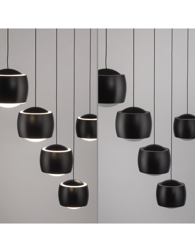 Paul Neuhaus Ballini Lampa Wisząca Czarny 15262-18