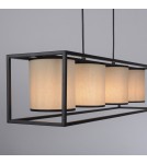 Paul Neuhaus Raven Lampa Wisząca Beżowy/Czarny 15305-18