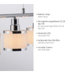 Paul Neuhaus Accor Lampa Wisząca Chrom 15375-17