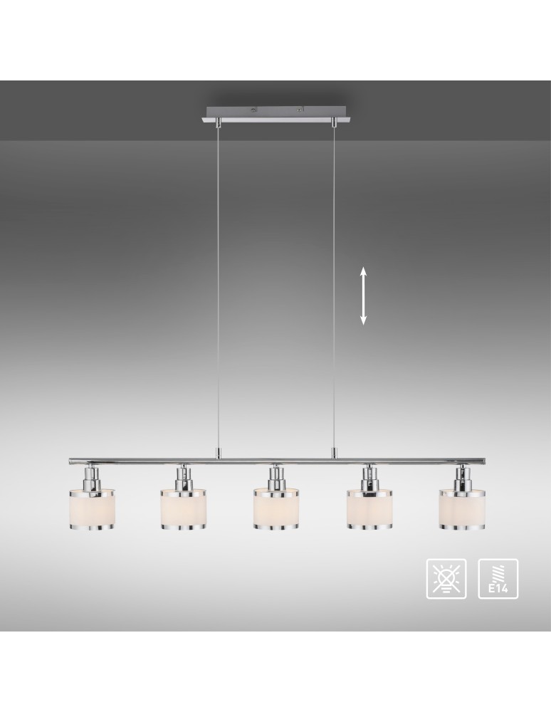 Paul Neuhaus Accor Lampa Wisząca Chrom 15375-17