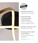 Paul Neuhaus Okta Lampa Sufitowa Matowy Mosiądz 15405-68
