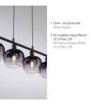 Paul Neuhaus Zea Lampa Wisząca Czarny 15421-18