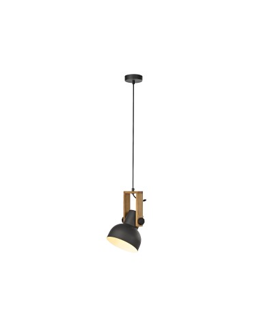Paul Neuhaus Cup 2.0 Lampa Wisząca Czarny/Drewno 15741-18 - product 2