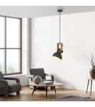 Paul Neuhaus Cup 2.0 Lampa Wisząca Czarny/Drewno 15741-18