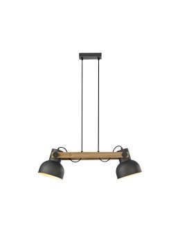 Paul Neuhaus Cup 2.0 Lampa Wisząca Czarny/Drewno 15742-18 - product 2