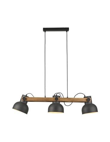 Paul Neuhaus Cup 2.0 Lampa Wisząca Czarny/Drewno 15743-18 - product 2