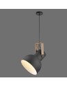 View Paul Neuhaus Cup 2.0 Lampa Wisząca Czarny/Drewno 15747-18