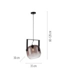 Paul Neuhaus Cup 2.0 Lampa Wisząca Czarny 15757-18