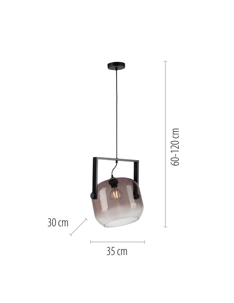Paul Neuhaus Cup 2.0 Lampa Wisząca Czarny 15757-18