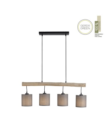 Paul Neuhaus Green Tribu Lampa Wisząca Drewno/Beżowy 15783-29 - product 2