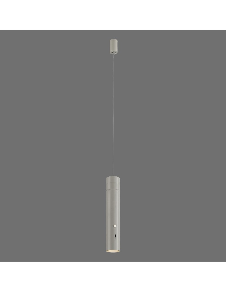 Paul Neuhaus Attach Lampa Wisząca Szary 18281-40