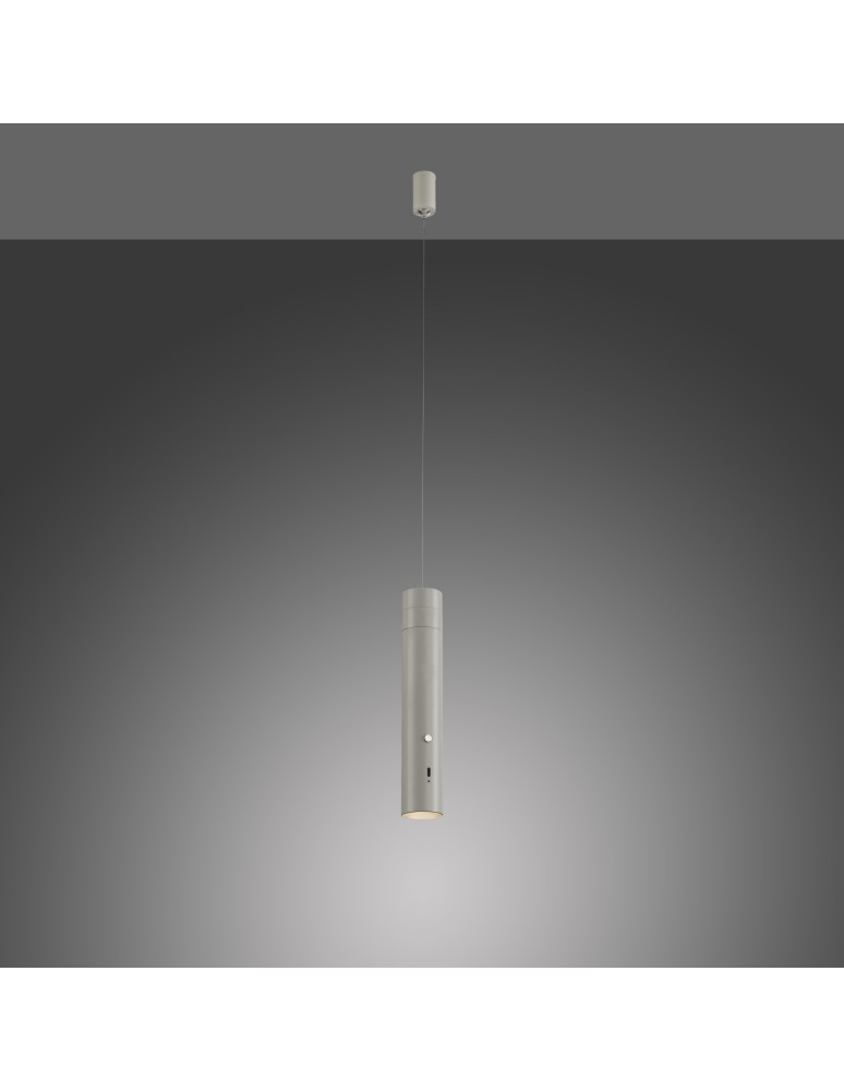 Paul Neuhaus Attach Lampa Wisząca Szary 18281-40