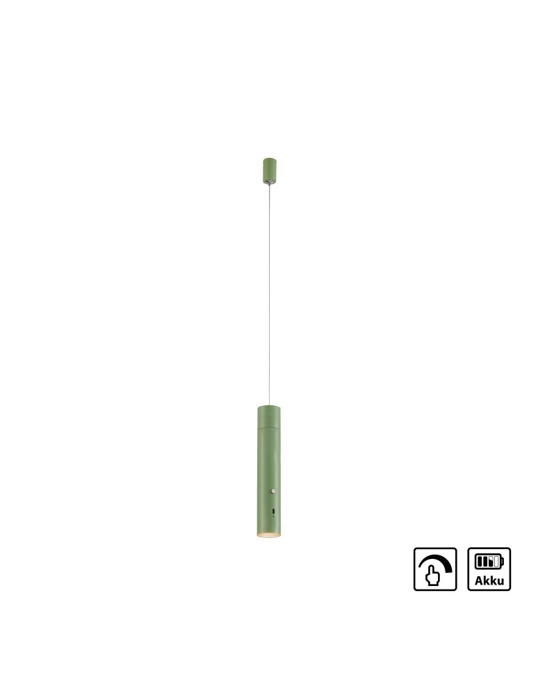 Paul Neuhaus Attach Lampa Wisząca Jasnozielony 18281-43