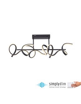 Paul Neuhaus Curls Lampa Sufitowa Czarny 19032-18 - product 2