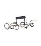 Paul Neuhaus Curls Lampa Sufitowa Czarny 19032-18