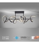 Paul Neuhaus Curls Lampa Sufitowa Czarny 19032-18