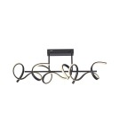 Paul Neuhaus Curls Lampa Sufitowa Czarny 19032-18