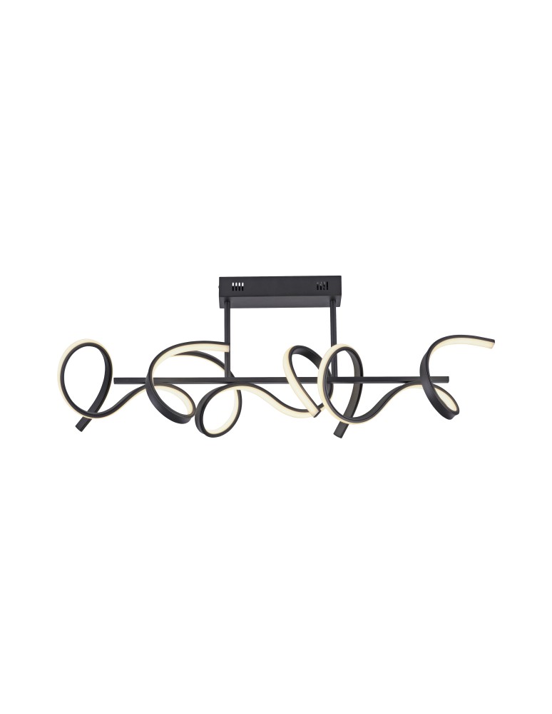 Paul Neuhaus Curls Lampa Sufitowa Czarny 19032-18