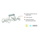 Paul Neuhaus Curls Lampa Sufitowa Srebrny 19032-21