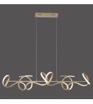 Paul Neuhaus Curls Lampa Wisząca Matowy Mosiądz 19033-60