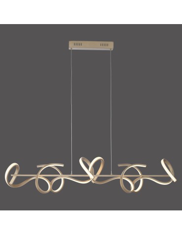 Paul Neuhaus Curls Lampa Wisząca Matowy Mosiądz 19033-60