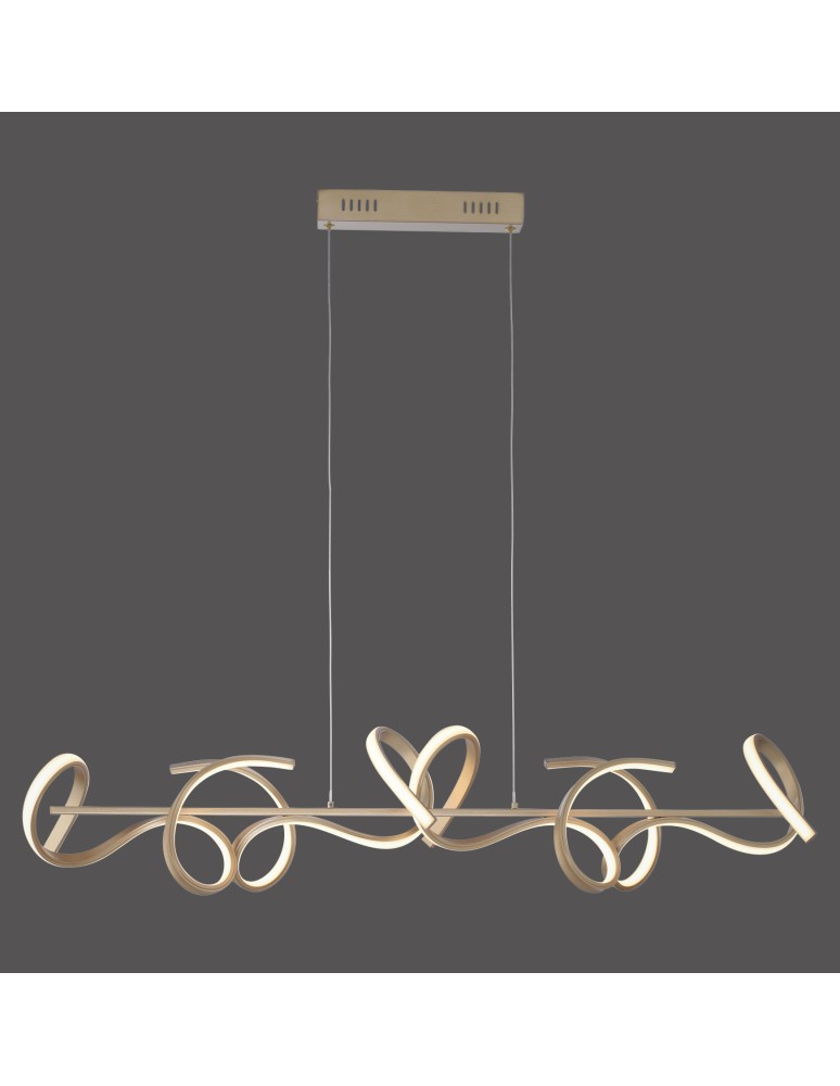 Paul Neuhaus Curls Lampa Wisząca Matowy Mosiądz 19033-60