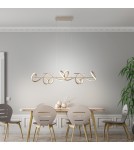 Paul Neuhaus Curls Lampa Wisząca Matowy Mosiądz 19033-60