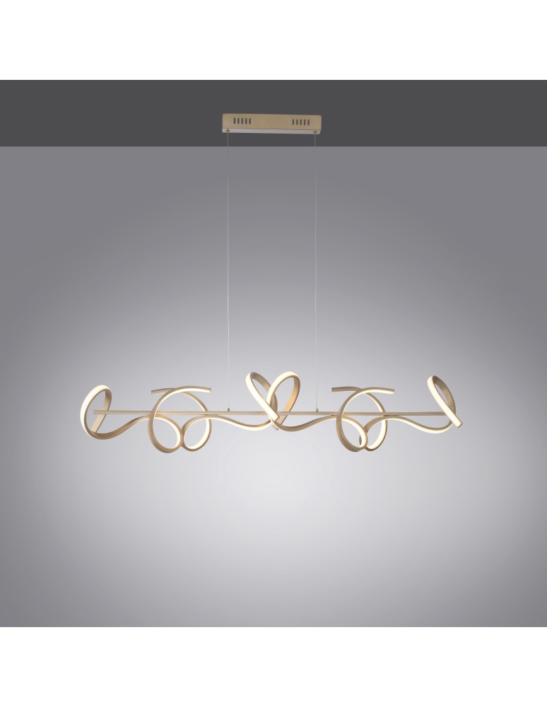 Paul Neuhaus Curls Lampa Wisząca Matowy Mosiądz 19033-60