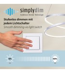 Paul Neuhaus Curls Lampa Wisząca Matowy Mosiądz 19033-60