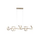 Paul Neuhaus Curls Lampa Wisząca Matowy Mosiądz 19033-60