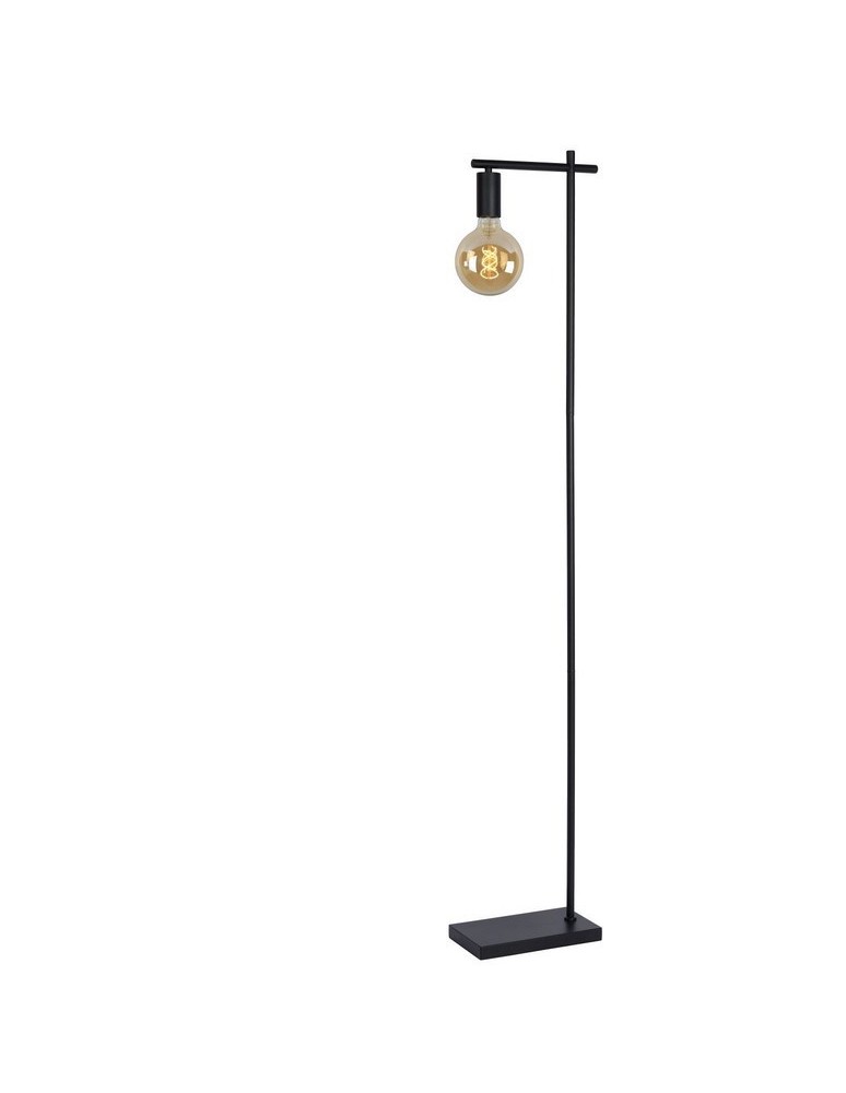 Floor lamps - Lucide LEANNE Floor lamp 1xE27 black 21721/01/30 - product kolory-swiatla.pl 1