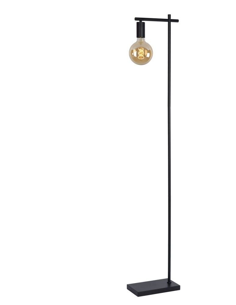 Floor lamps - Lucide LEANNE Floor lamp 1xE27 black 21721/01/30 - product kolory-swiatla.pl 2