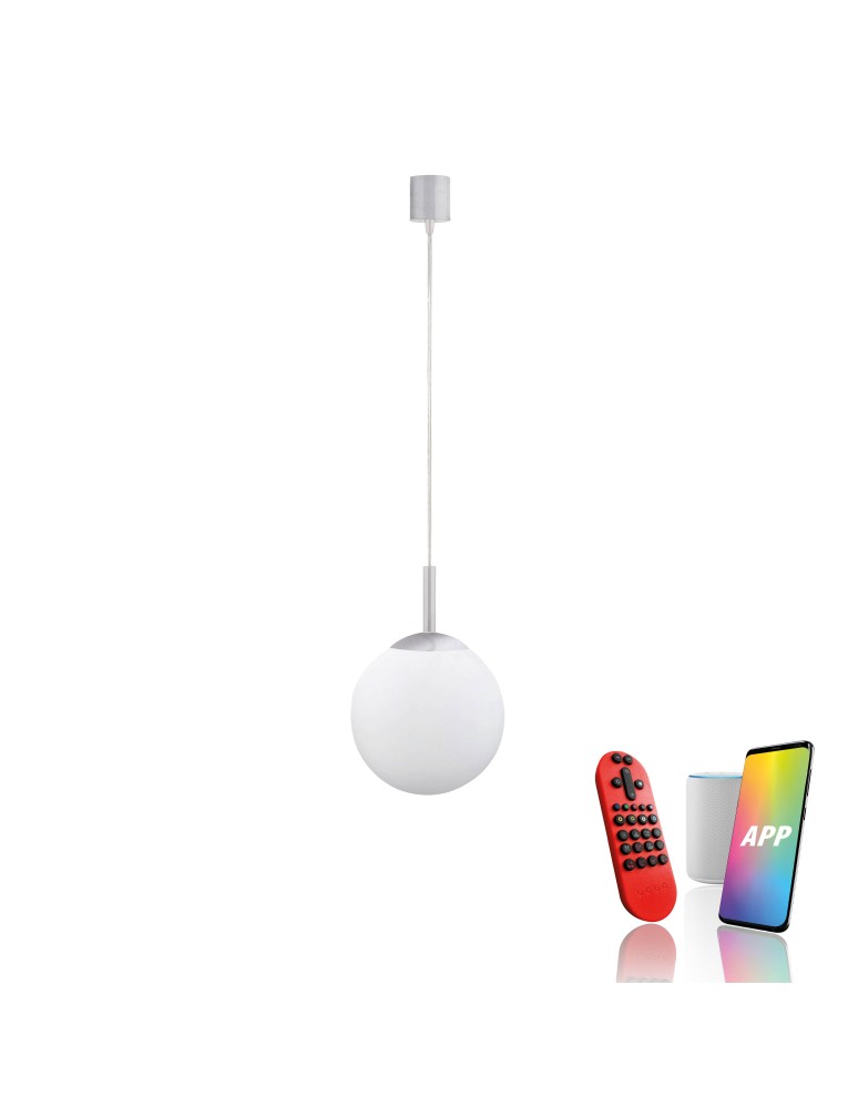 Paul Neuhaus Lolasmart-Bolo Lampa Wisząca Srebrny 22072-55