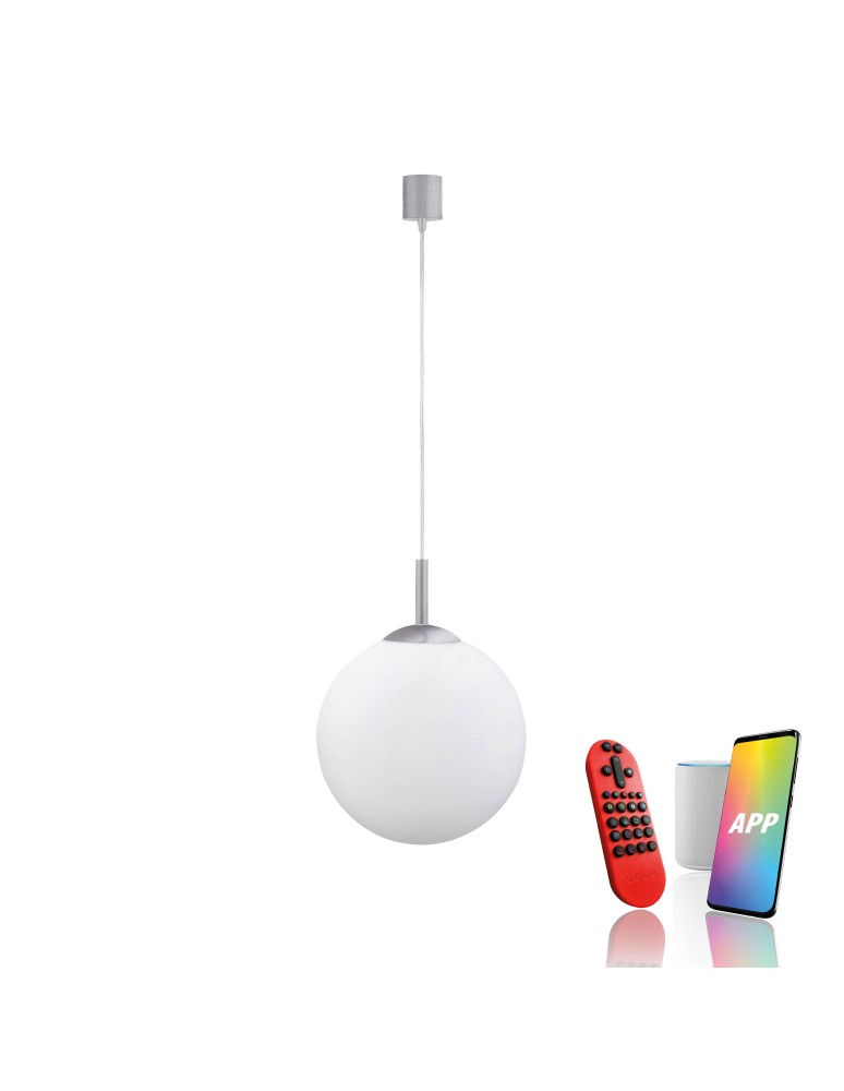 Paul Neuhaus Lolasmart-Bolo Lampa Wisząca Srebrny 22073-55