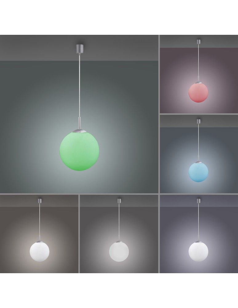 Paul Neuhaus Lolasmart-Bolo Lampa Wisząca Srebrny 22073-55