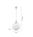Paul Neuhaus Lolasmart-Bolo Lampa Wisząca Srebrny 22073-55