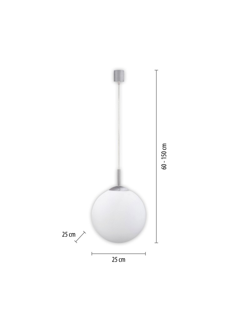 Paul Neuhaus Lolasmart-Bolo Lampa Wisząca Srebrny 22073-55