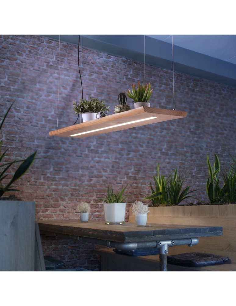 Paul Neuhaus Palma Lampa Wisząca Drewno/Czarny 2625-79