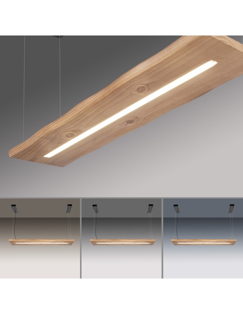 Paul Neuhaus Palma Lampa Wisząca Drewno/Czarny 2625-79