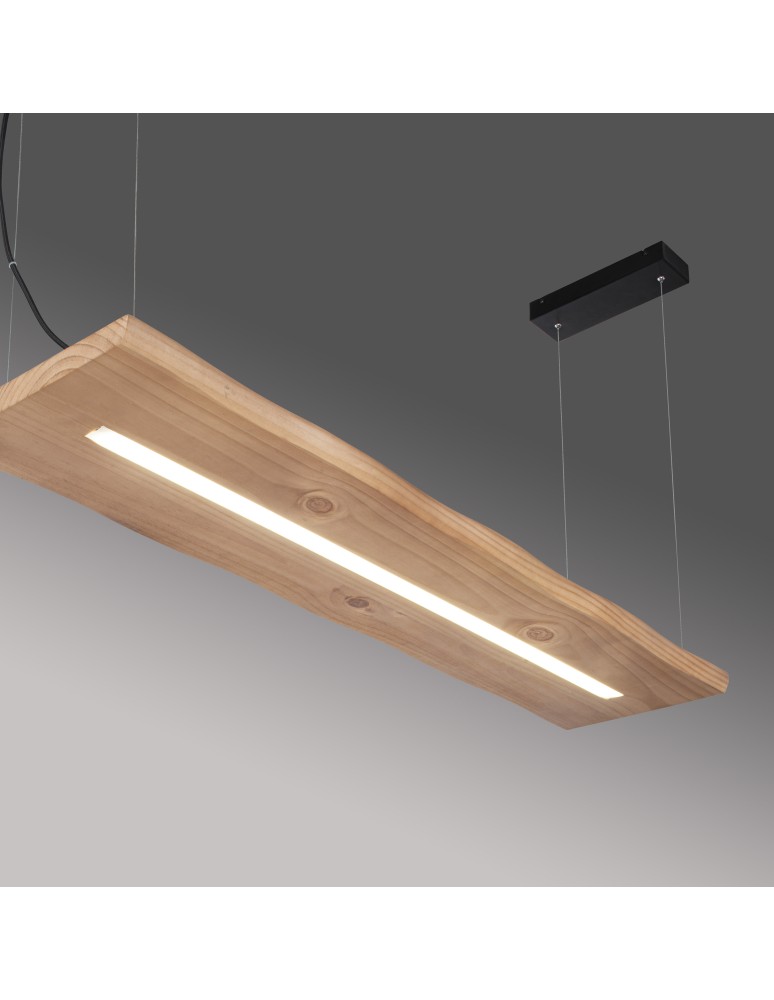 Paul Neuhaus Palma Lampa Wisząca Drewno/Czarny 2625-79