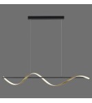 Paul Neuhaus Q-Swing Lampa Wisząca Matowy Mosiądz/Antracyt 2385-13