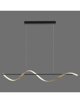 Paul Neuhaus Q-Swing Lampa Wisząca Matowy Mosiądz/Antracyt 2385-13