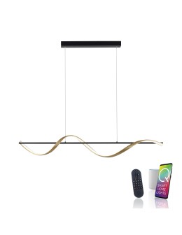 Paul Neuhaus Q-Swing Lampa Wisząca Matowy Mosiądz/Antracyt 2385-13 - produkt 2