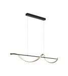 Paul Neuhaus Q-Swing Lampa Wisząca Matowy Mosiądz/Antracyt 2385-13