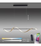 Paul Neuhaus Q-Swing Lampa Wisząca Matowy Mosiądz/Antracyt 2385-13